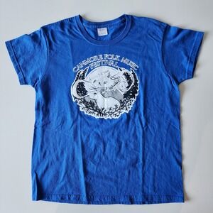 Canmore Folk Music Festival 2008 Shirt Mens Large Alberta Fest Graphic Print